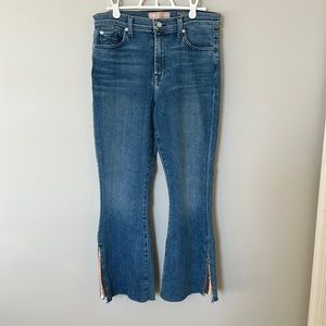 Women’s 7 For All Mankind flare jeans with sequin detailing